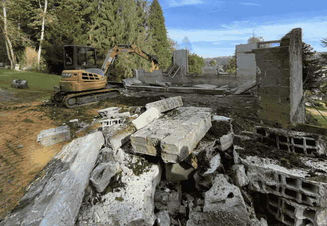 travaux de démolition à lourdes
